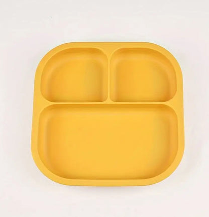 Ohutust silikoonist iminapaga taldrik lastele