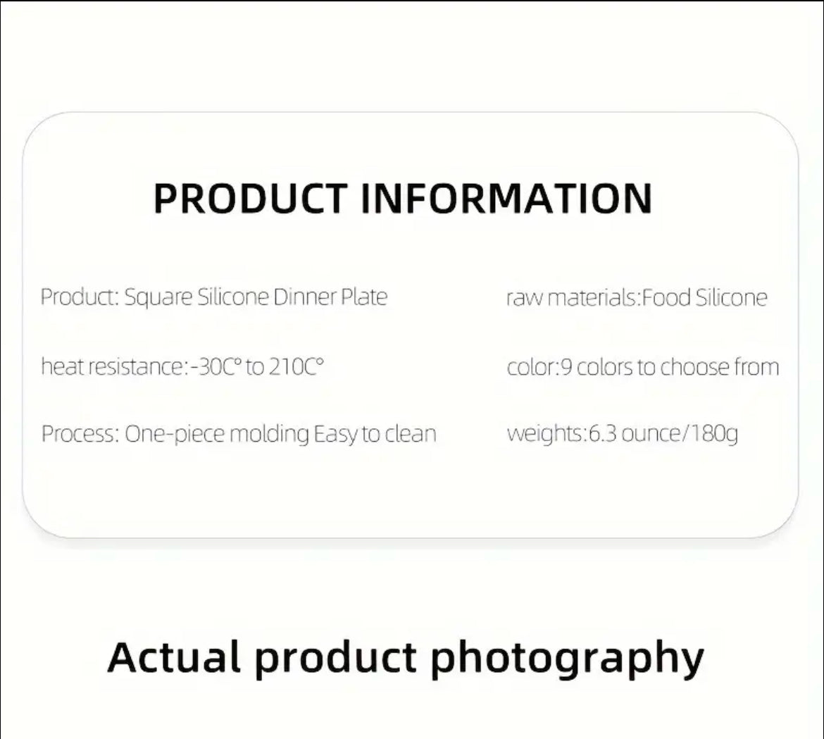 Ohutust silikoonist iminapaga taldrik lastele