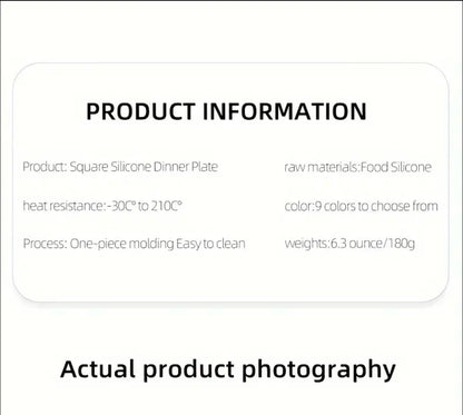 Ohutust silikoonist iminapaga taldrik lastele