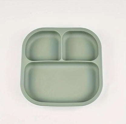 Ohutust silikoonist iminapaga taldrik lastele