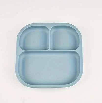 Ohutust silikoonist iminapaga taldrik lastele