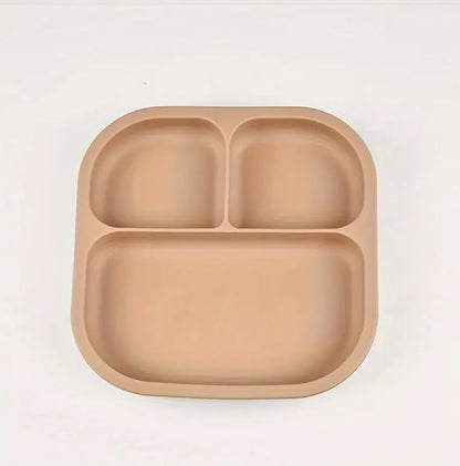 Ohutust silikoonist iminapaga taldrik lastele