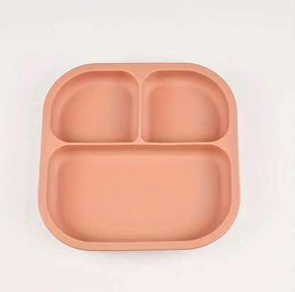 Ohutust silikoonist iminapaga taldrik lastele