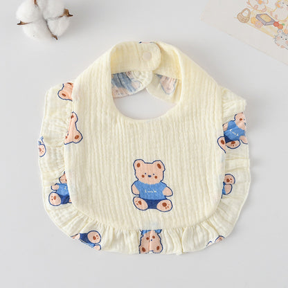 Rüüsidega pudipõll beebile – stiilne ja praktiline kaitse söögi ajaks