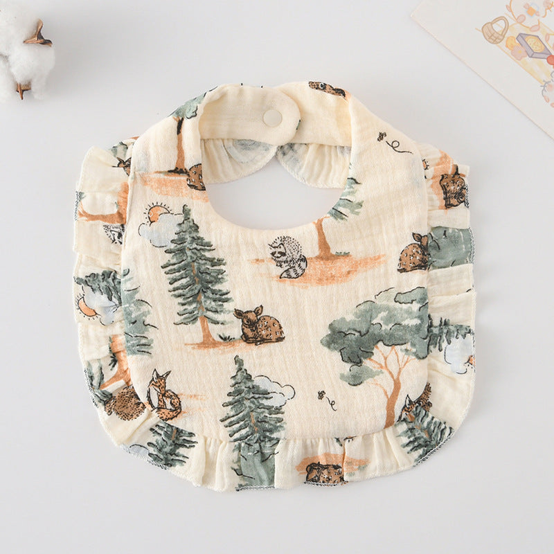 Rüüsidega pudipõll beebile – stiilne ja praktiline kaitse söögi ajaks