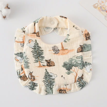 Rüüsidega pudipõll beebile – stiilne ja praktiline kaitse söögi ajaks