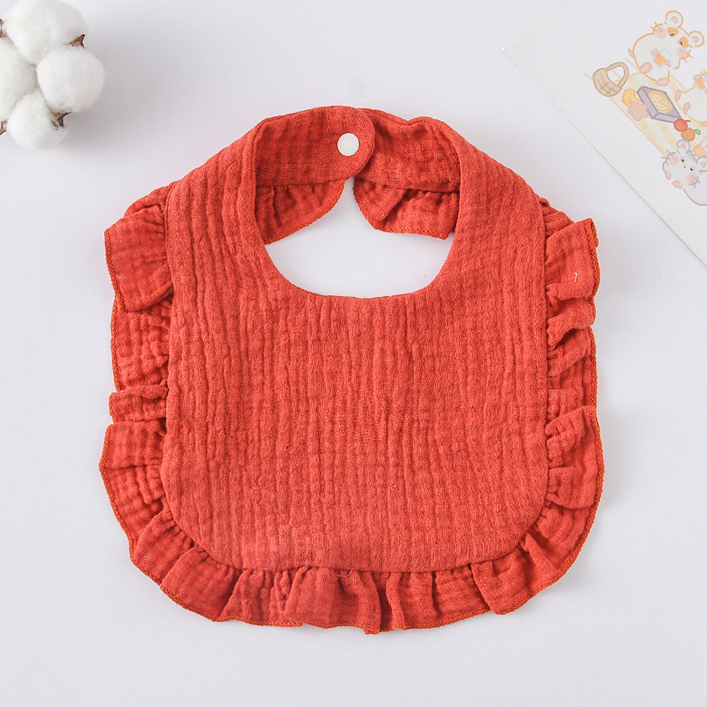 Rüüsidega pudipõll beebile – stiilne ja praktiline kaitse söögi ajaks