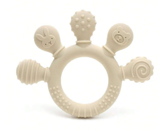 Silikoonist närimisrõngas beebile