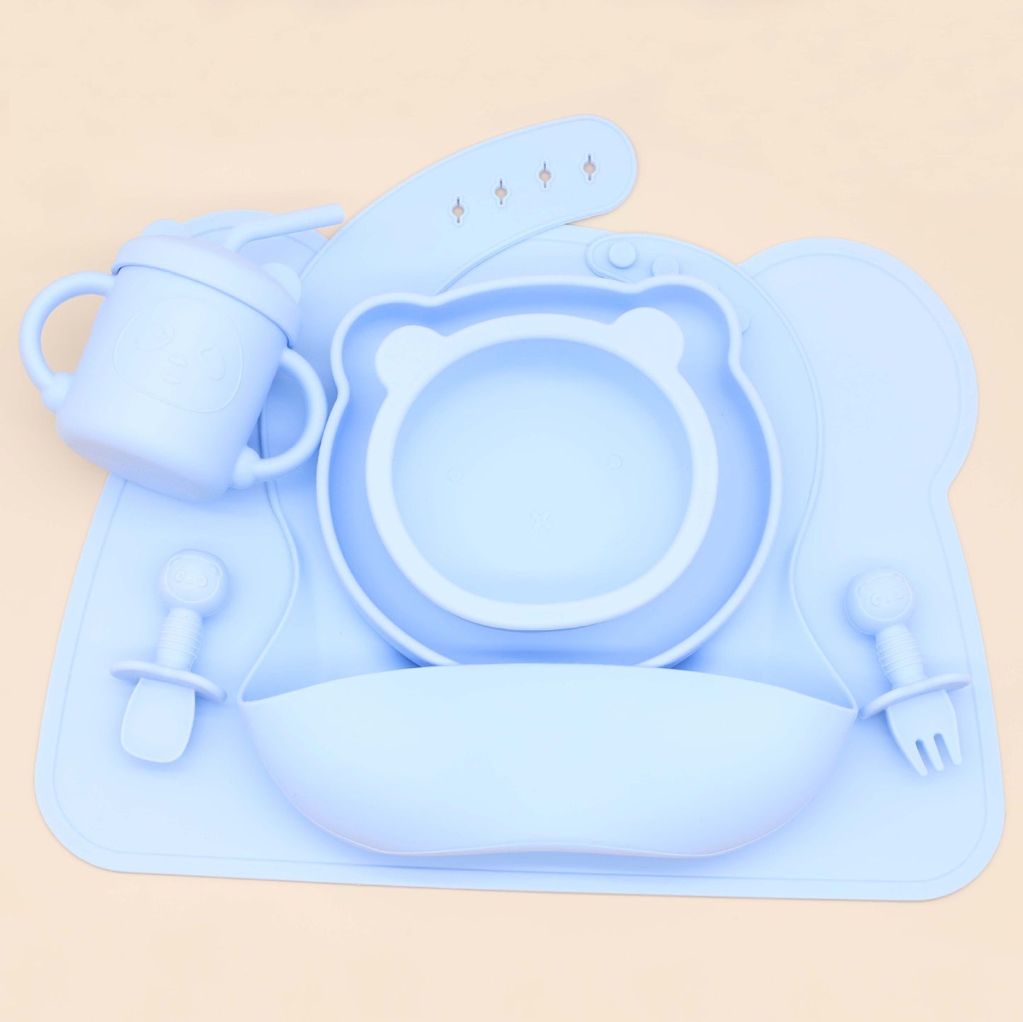 Silikoonnõude komplekt lastele