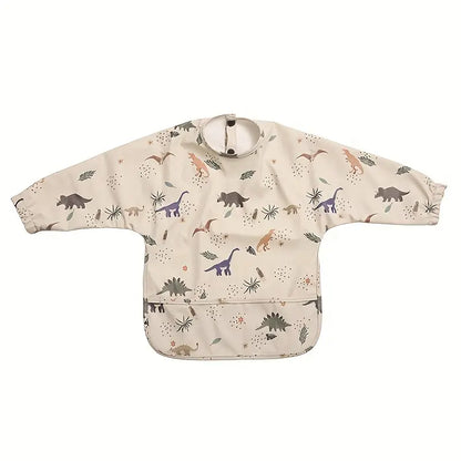 Pikkade varrukatega veekindel laste söögipõll