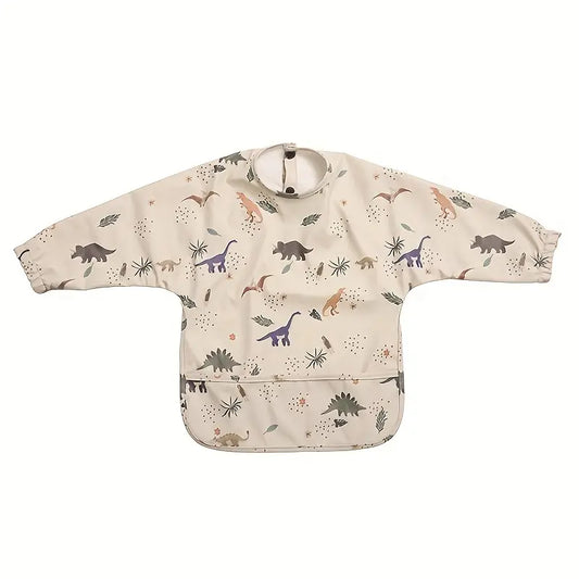 Pikkade varrukatega veekindel laste söögipõll