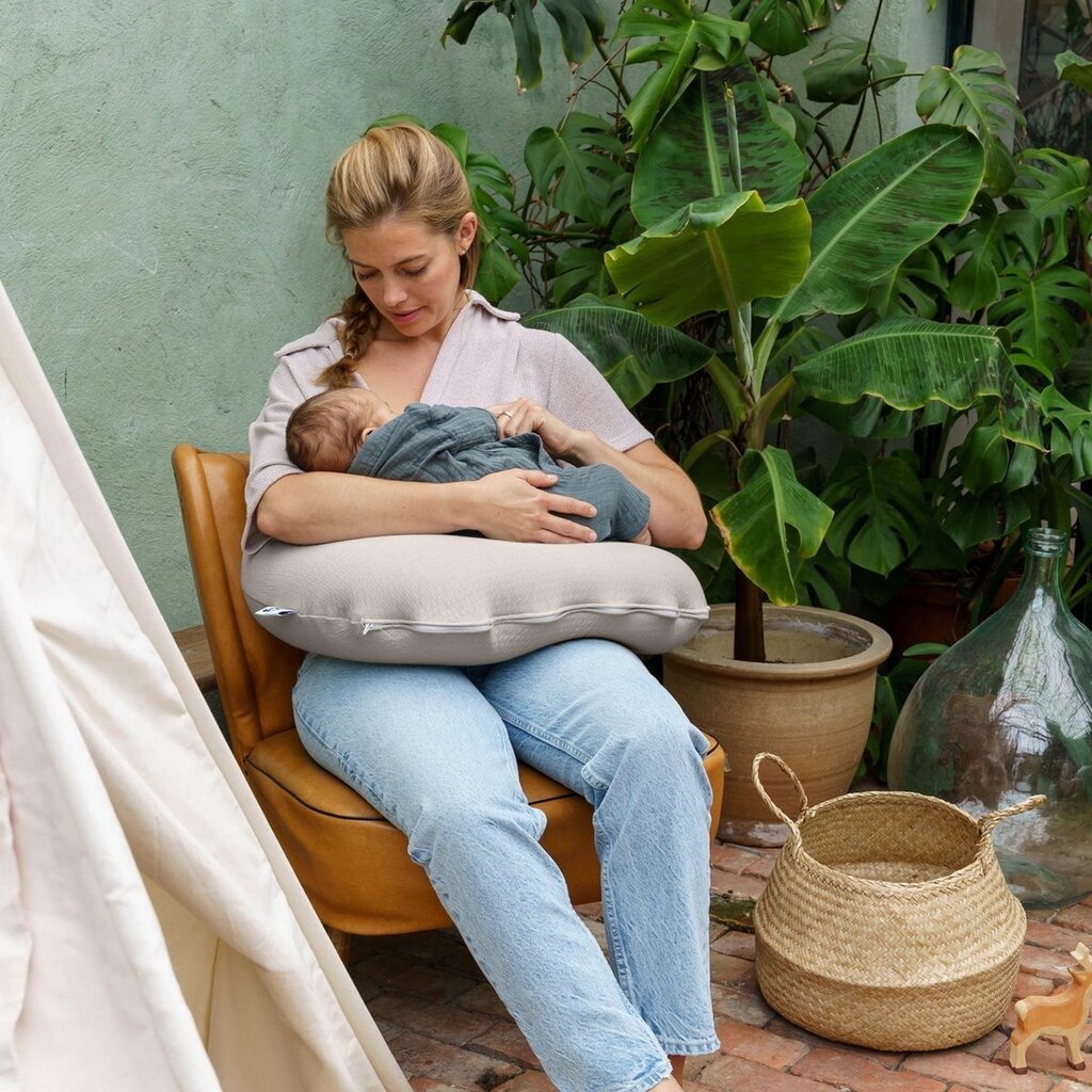 Imetamispadi Doomoo Softy Tetra Jersey Sand, beež, 150 cm