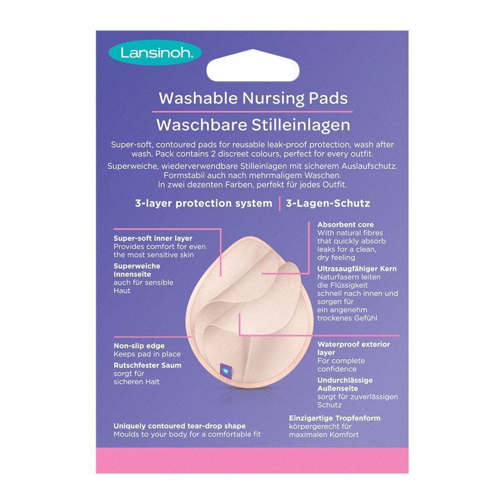 Lansinoh® PESTAVAD rinnapadjad 8tk (roosa 4tk ja must 4tk)
