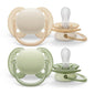 Lutid Philips Avent, 2tk, 0-6 kuud, pruun/roheline