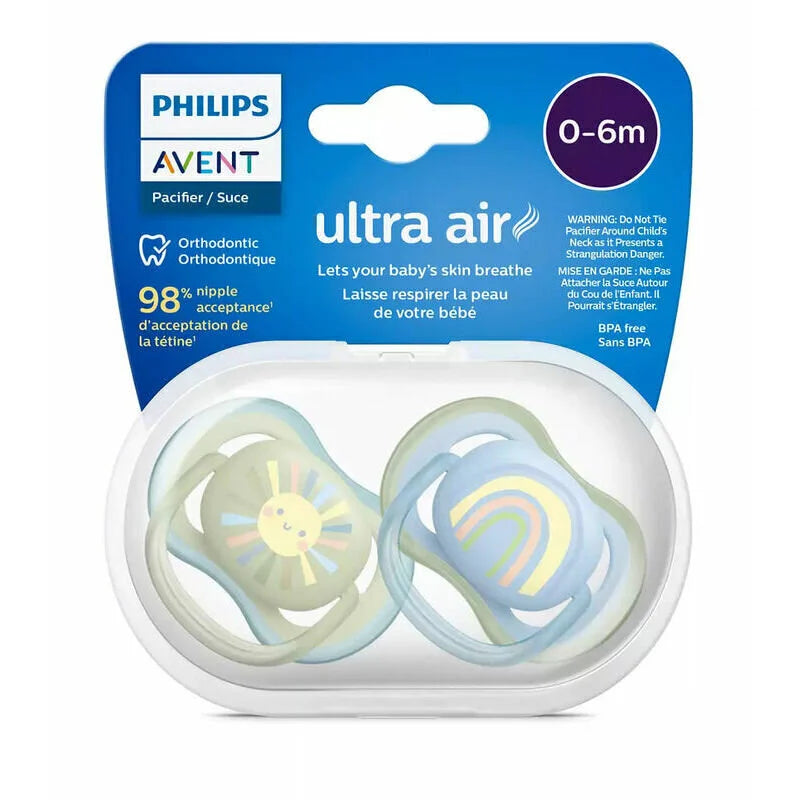 Lutid Philips Avent Ultra Air, 0-6 kuud, 2 tk.
