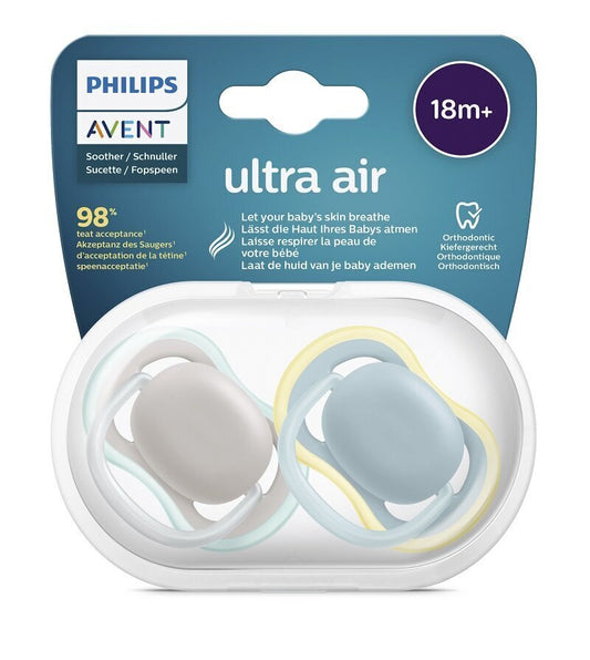Lutid Philips Avent Ultra Air, 18 kuud.+, 2 tk.